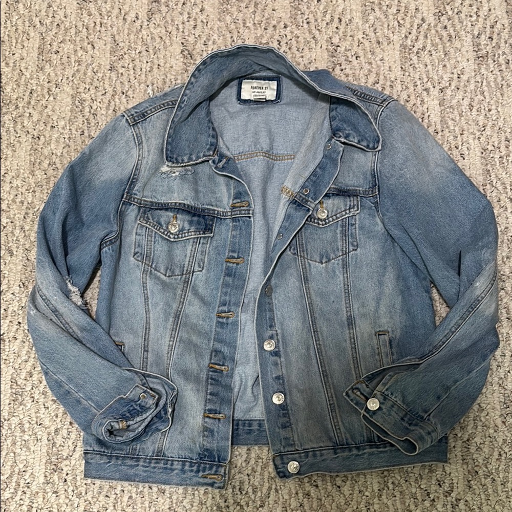 Forever 21 Light Blue Denim Jacket